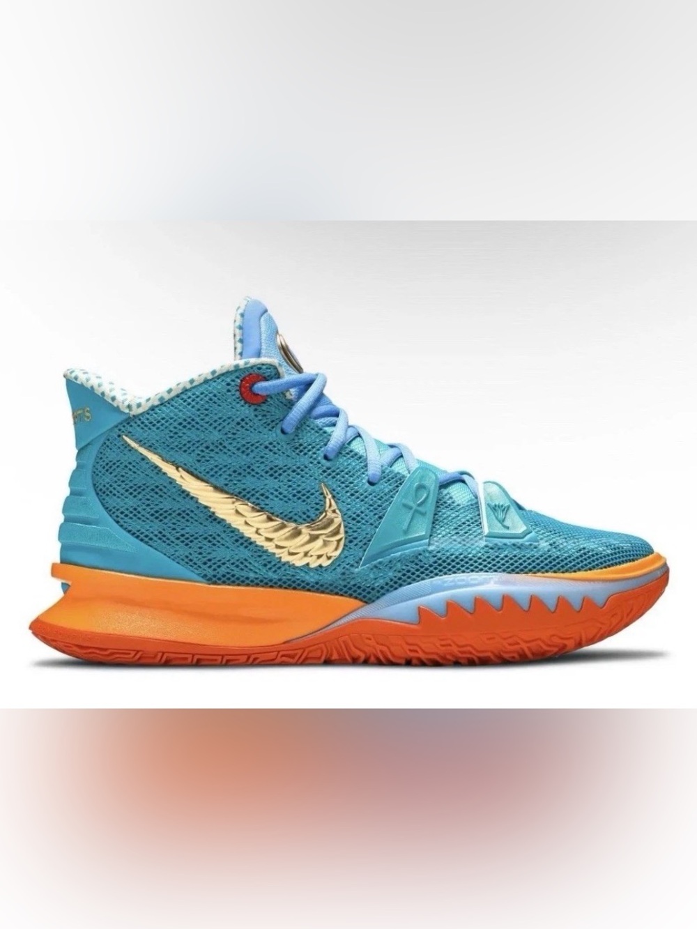Nike Kyrie 7 Concepts Horus Men’s Size 13 CT1135-900 Blue Orange Basketball
